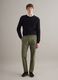 Slim Fit Green Stretch Cotton Chinos_0