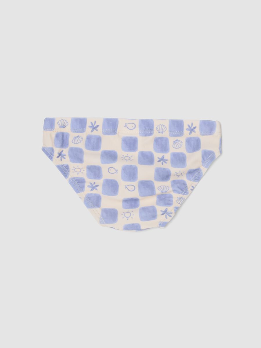 Pink Stretch Swim Briefs for Baby_1