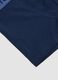 Blue midi boxer briefs in stretch organic cotton for boys_2