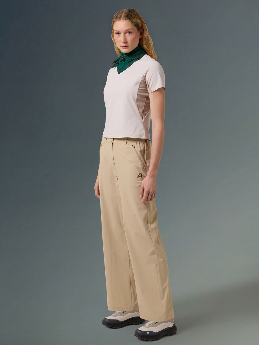 Technical T-shirt with mesh inserts ALTAVIA WITH DEBORAH COMPAGNONI_1