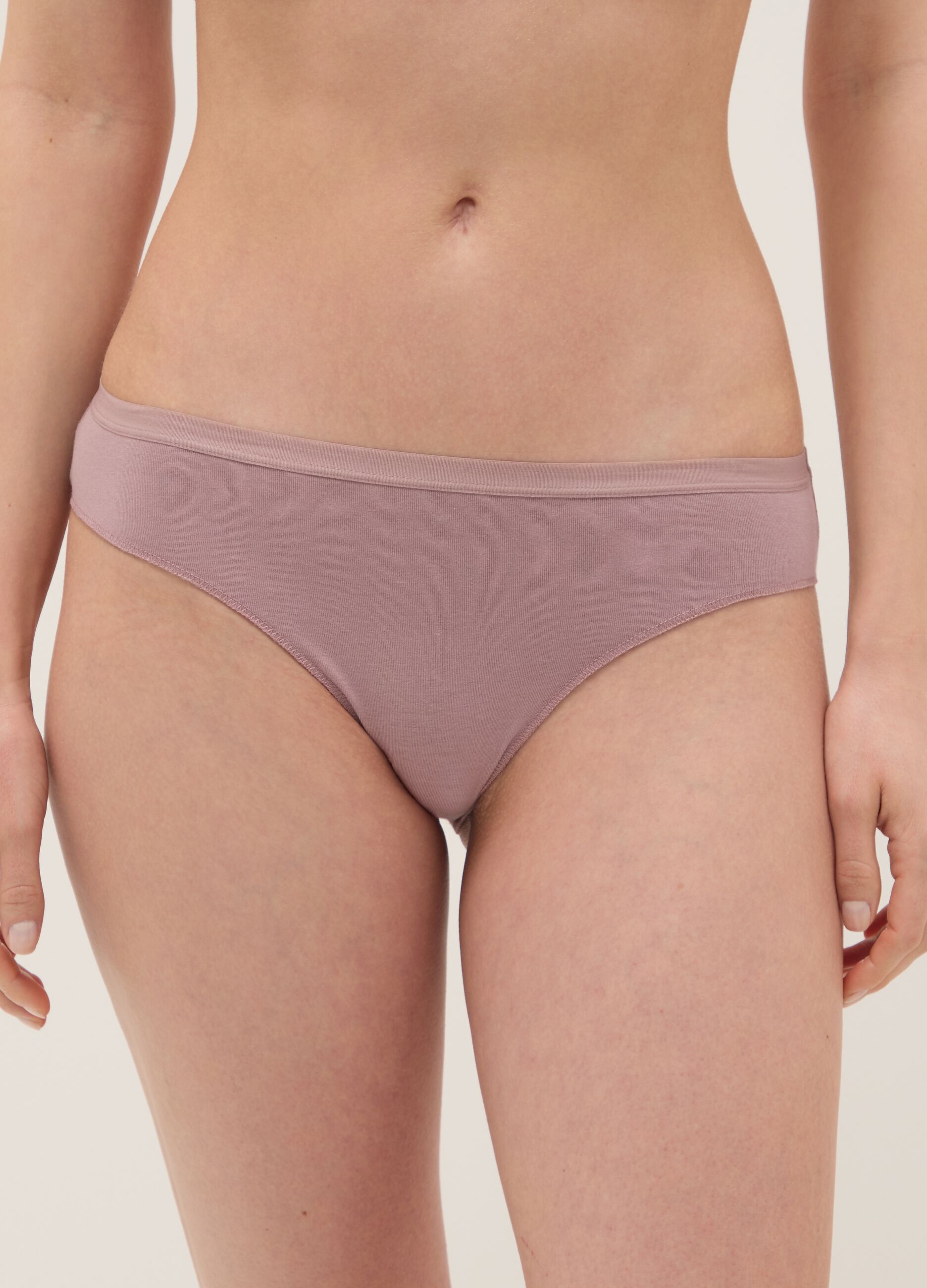 Multicolour regular fit stretch cotton briefs twin pack