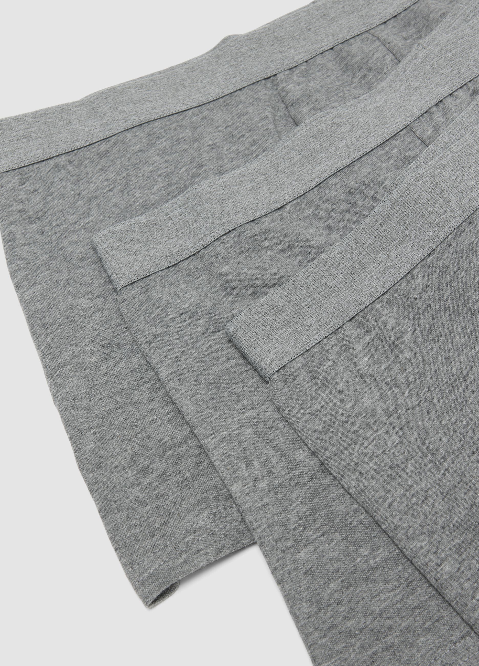 3-pack of grey organic cotton boxers