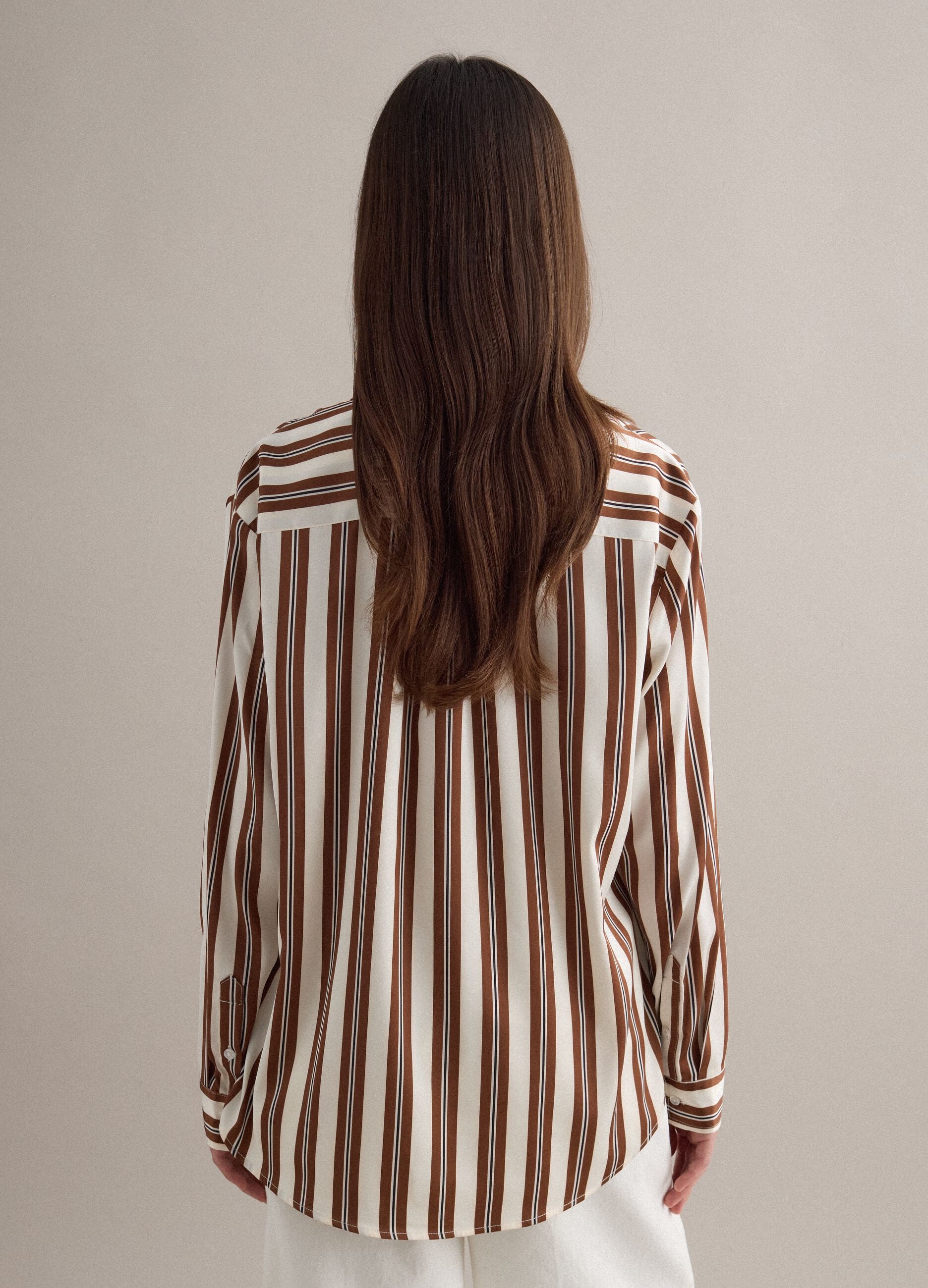 Multicolor Striped Long-sleeve Regular Fit Shirt