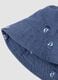 Blue pure cotton boys&rsquo; bucket hat with little boats_2