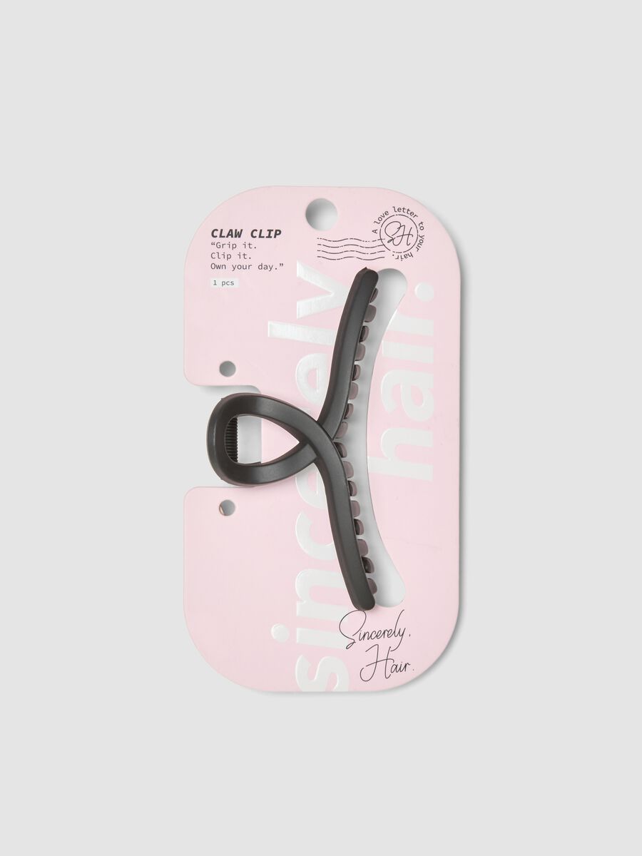 SINCERELY HAIR Black Claw Clip_0