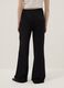 Black viscose and linen blend joggers &ndash; relaxed fit_2