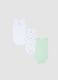 Multicolour pure cotton tripack bodysuits for babies_0