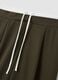 Green jogger trousers with regular fit and elastic waist_5