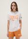 White Pure Cotton Regular Fit T-shirt with Everlast Logo_0