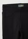 Girls' Black Stretch Cotton Slim Fit Treggings_2
