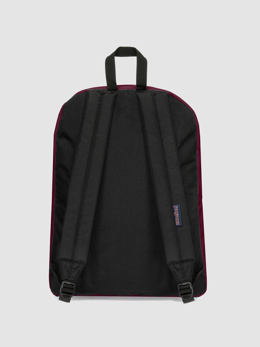 Red backpack with front pocket_1