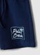 Boys' regular fit blue pure cotton shorts with graphic_3