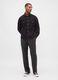 Grey trousers in viscose and wool blend_0