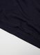 Blue pure organic cotton V-neck T-shirt_5