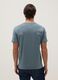 Grey pure cotton T-shirt with regular fit_2