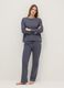 Multicolour striped pure cotton regular fit pyjama trousers_0