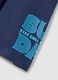 Boys' shorts in 100% blue cotton with regular rise_2