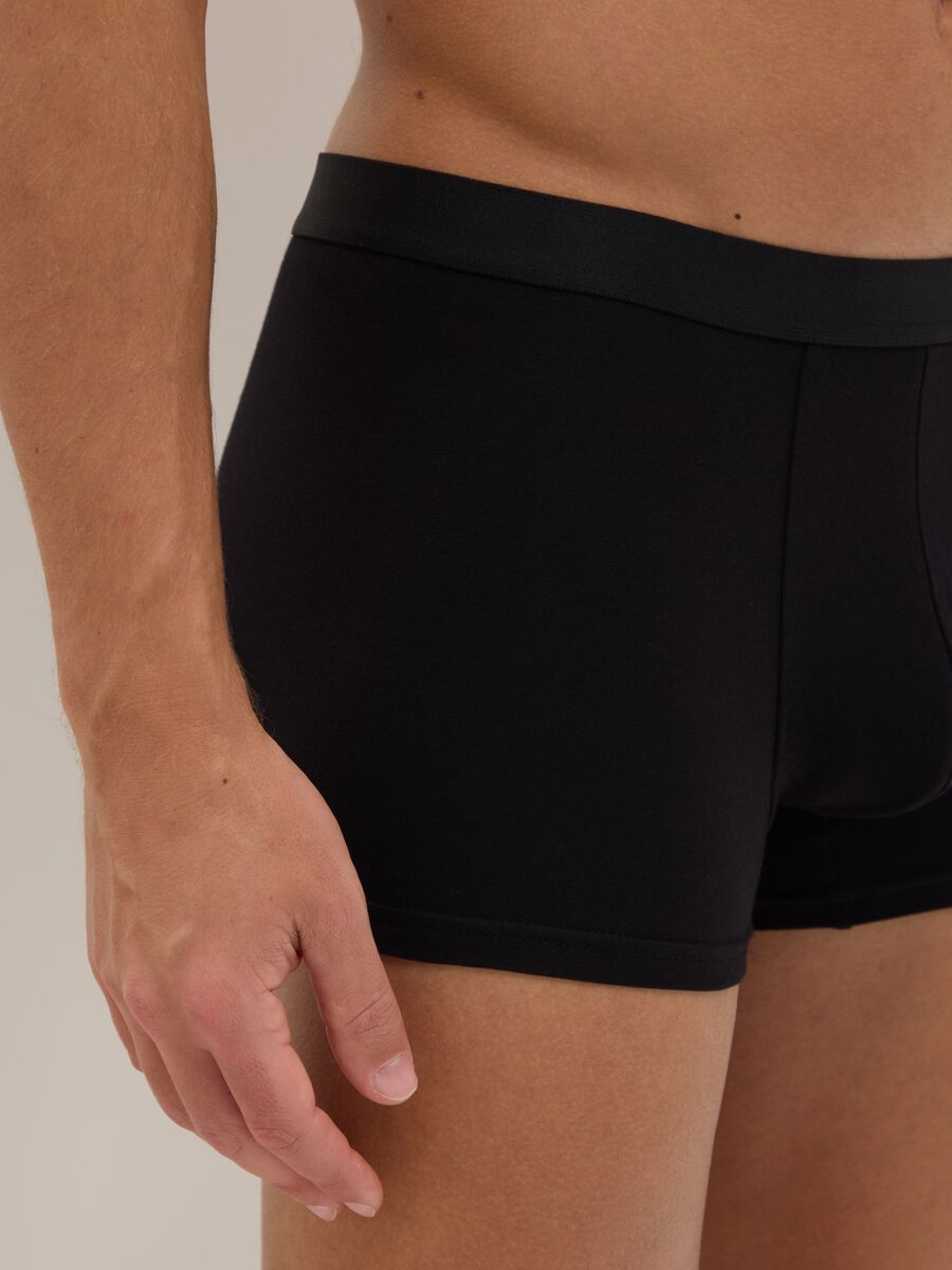 Multipack boxer neri in cotone organico elasticizzato regular fit_3