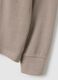 Beige Long Sleeve Polo in Pure Cotton Regular Fit_5