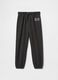 Grey trousers in cotton and polyester blend_0