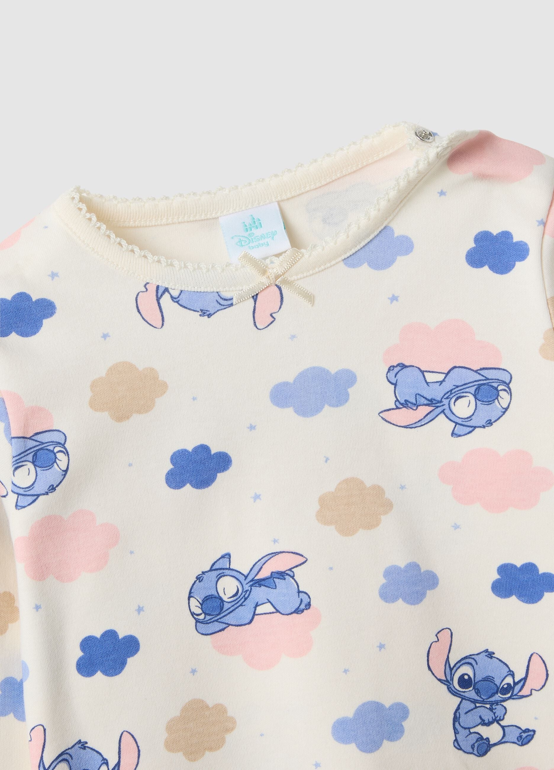Multicolour baby girl's pure cotton regular fit pyjamas with prints