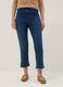 Blue Stretch Cotton Maternity Slim Trousers_1