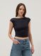 Black stretch fabric top_2