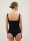 Black pure cotton vest regular fit with lace trim_2