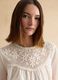 White pure cotton blouse regular fit with embroidery_2