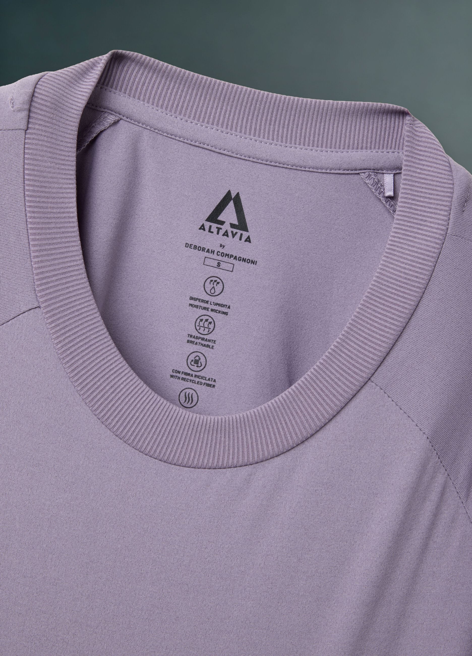 Technical T-shirt with mesh inserts ALTAVIA WITH DEBORAH COMPAGNONI