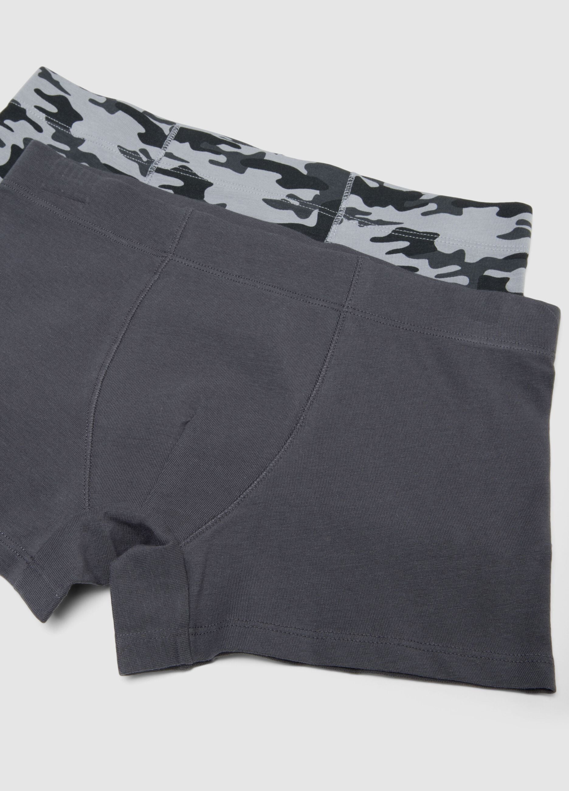 Multipack of Boys' Stretch Cotton Multicolour Boxers