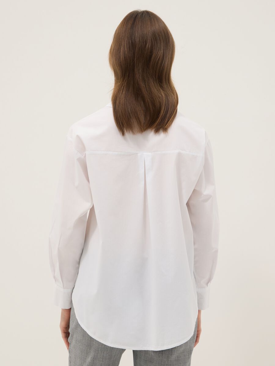 White pure cotton slim-fit shirt_2