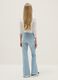 Girls' Stretch Cotton Flare Jeggings in Blue_1