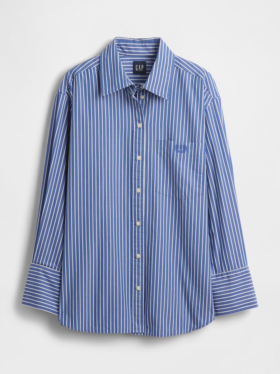 Striped Oversized Shirt_4