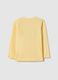 Yellow pure cotton regular fit t-shirt for boys_1
