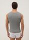 Grey regular fit cotton tank top_2