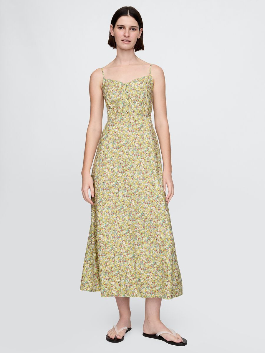 Multicoloured Floral Maxi Dress_0
