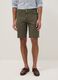 Shorts verdi in puro cotone regular fit_1