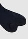 Blue pure cotton regular fit long socks tripack_2