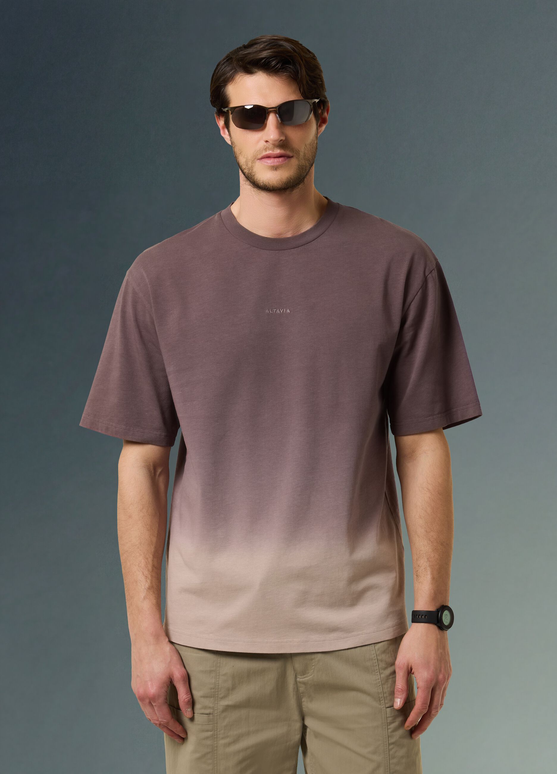 T-shirt in cotton-hemp blend ALTAVIA WITH DEBORAH COMPAGNONI