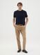 Men's blue pure cotton regular fit t-shirt_0