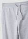 Grey organic cotton jogger trousers_2