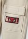 Children's beige cotton-blend joggers regular fit with SpiderMan logo_3
