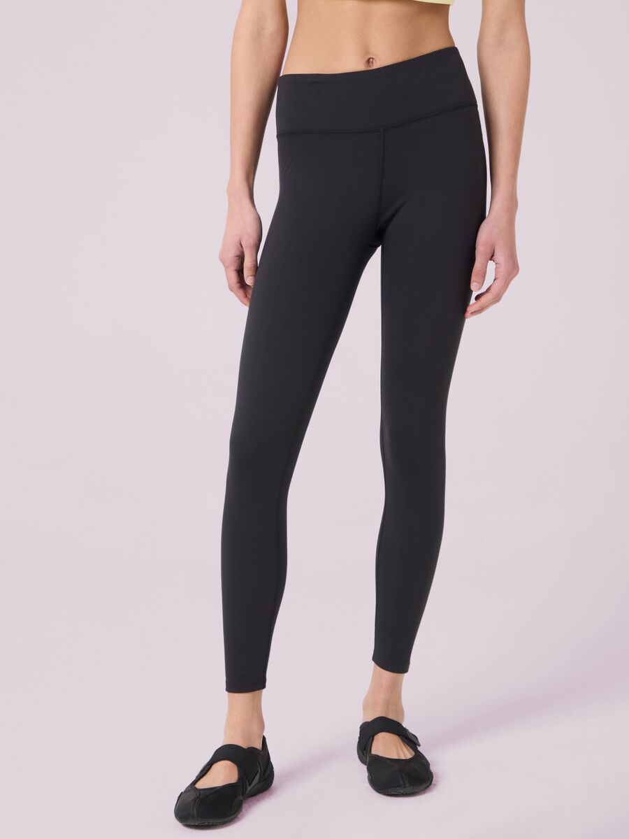 High-waisted technical fabric leggings ALTAVIA STUDIO_2