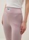 Pink regular fit leggings with Everlast logo_3