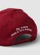 Red pure cotton baseball cap with Negroni embroidery_2