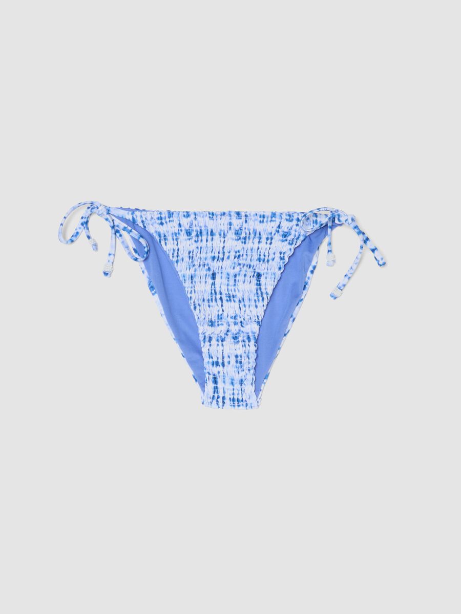 Blue and white stretch bikini bottoms_5