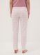 Multicolour pure organic cotton check pyjama trousers_3