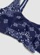 Girls&rsquo; blue stretch bikini with paisley print_2