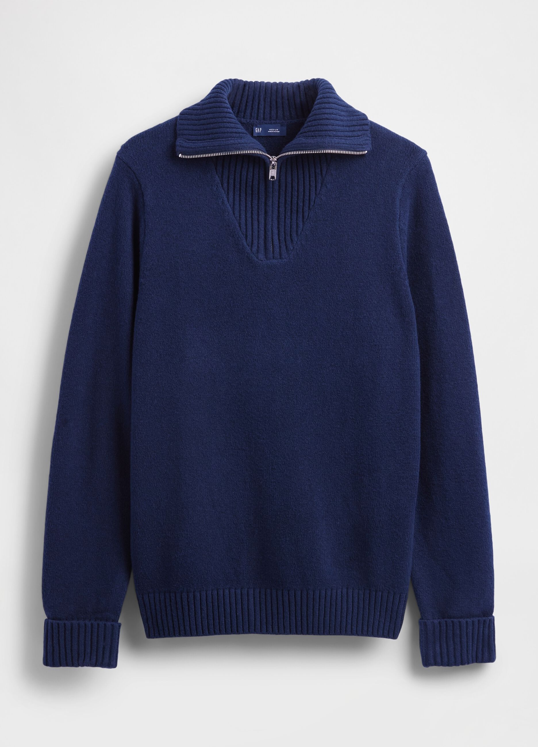 Men's Blue Cotton Blend Jumper